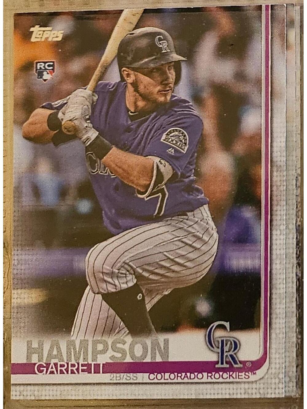 Garrett Hampson (RC) - 2019 Topps #85 - Colorado Rockies